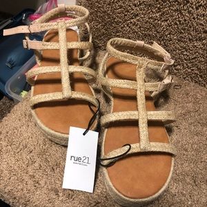 Brand new sandals